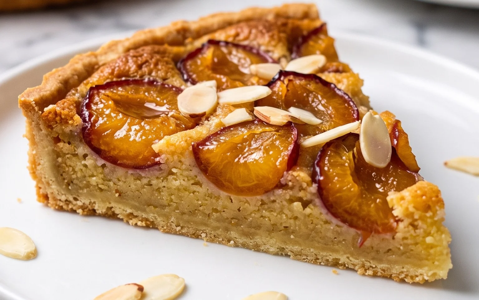 Elsässische Mirabellentarte mit Frangipane